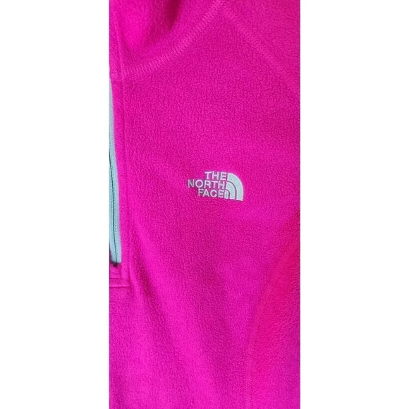 The North Face Top Women's Size S/P Pink 100% Polyester 3/4 Zip Pullover Fleece - Picture 8 of 8